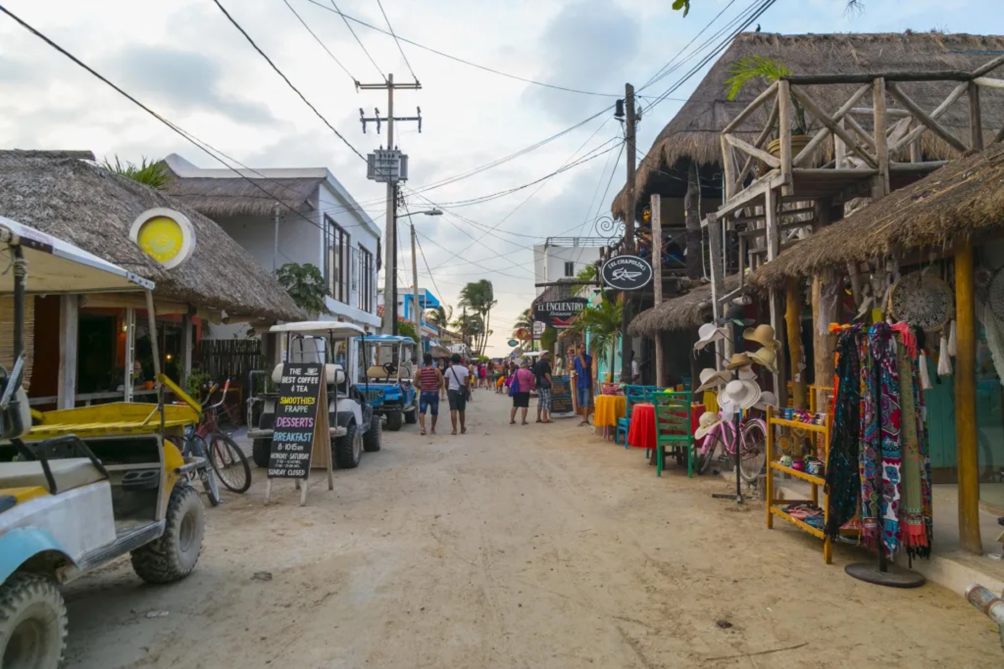 Holbox town street